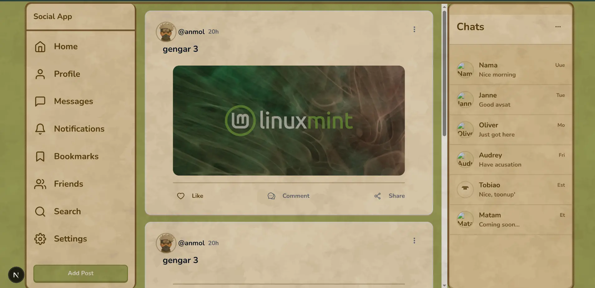 Ctrix Social project - Social Media Clone